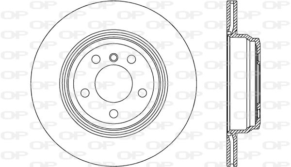 OPEN PARTS Тормозной диск BDR2627.20